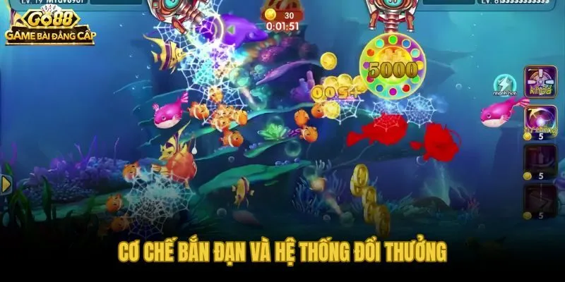 Hệ số nhân và nhịp đổi thưởng bắn cá Go88 minh bạch
