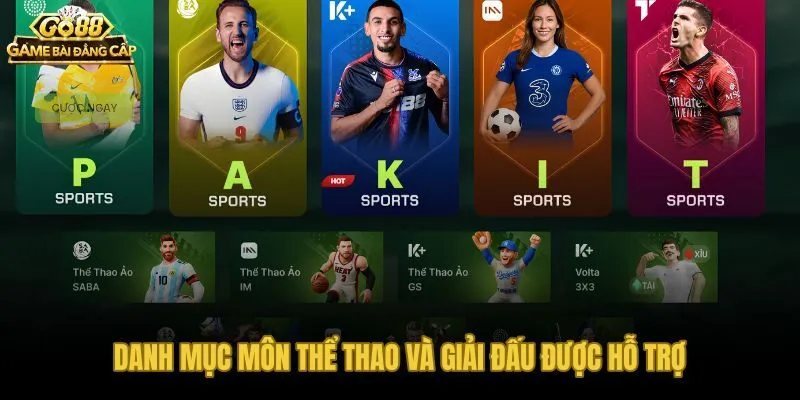 Danh mục thể thao Go88 từ truyền thống đến esports châu Á