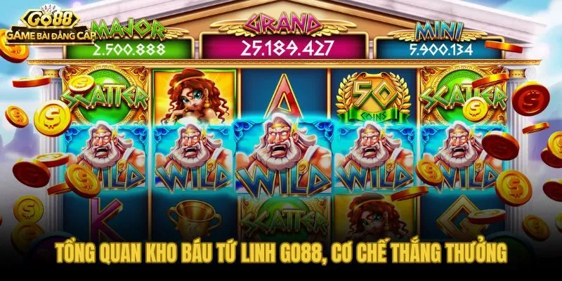 Kho báu tứ linh Go88 với 243 ways to win và RTP 96,5%